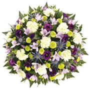 Blue and Lime Posy Pad