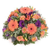 Orange and Blue Posy