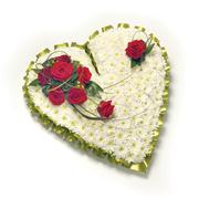 Based Heart with ribbon edge 