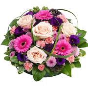 Pink and Purple Posy Pad