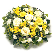 Yellow and White Posy Pad