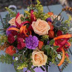 Vibrant Autumn Hat Box