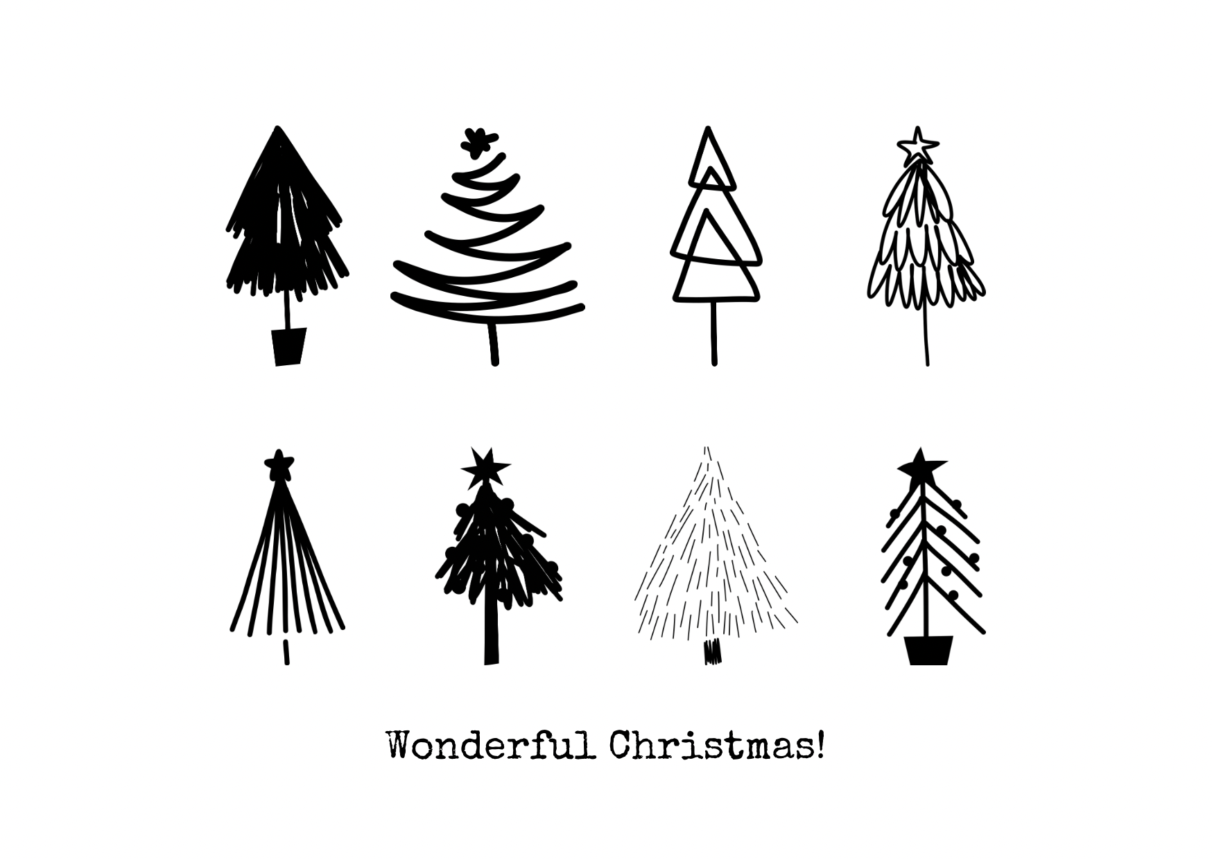 Wonderful Christmas card